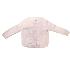 Blush pink cardigan 6-12 mo girl